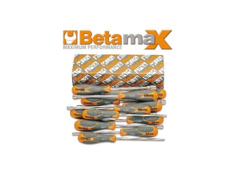 BETA - Zestaw kluczy nasadowych długich, Betamax 943BX, 4-14mm 12szt.  - 943BX/S12