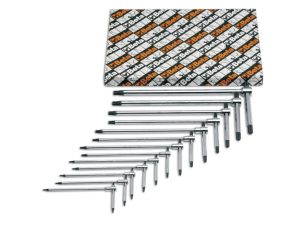 BETA - Zestaw kluczy trzpieniowych typu T TORX@ T6-T50 13szt.  - 951TX/S13