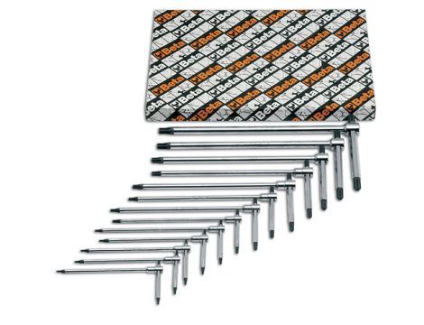 BETA - Komplet kluczy trzpieniowych typu T TORX 6szt. - 951TX/S6