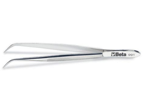 BETA - Pęseta odgięta punktowa 130mm  - 991