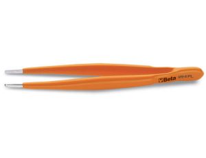 BETA - Pęseta prosta punktowa, powlekana PCW 150mm  - 994PL