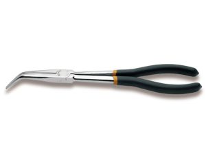 BETA - Szczypce półokrągłe dlugie odgięte o 45º, rękojeść z dwóch warstw PCW 270mm  - 1009L/B