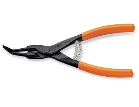 BETA - Szczypce do pierścieni zabezpieczających zewnętrznych, odgięte o 45° 140x1,3mm  - 1037/140X1.3