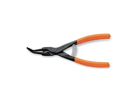 BETA - Szczypce do pierścieni zewnętrznych segera odgięte o 45 stopni 140mm na blistrze - 1037K/140X0.9