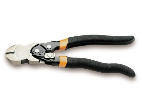 BETA - Szczypce tnące boczne dźwigniowe, rękojeść z dwóch warstw PCW 160mm  - 1095N