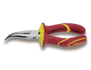 BETA - Szczypce półokrągłe odgięte o 45º izolowane 200mm  - 1168MQ/200