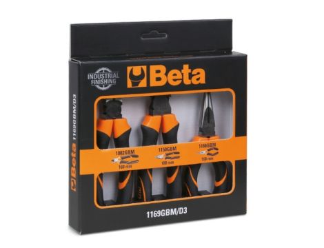 BETA - Zestaw szczypiec uniwersalnych i tnących 3 szt.  - 1169GBM/D3