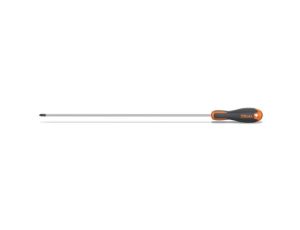 BETA - Wkrętak krzyżowy długi Evox chromowany z czernioną końcówkąPH2x6x400mm  - 1202EL/PH2X400