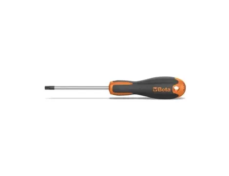 BETA - Wkrętak evox profil tamper resistant torx chromowany końcówka czerniona T25 na blistrze - 1208EK/RTX25
