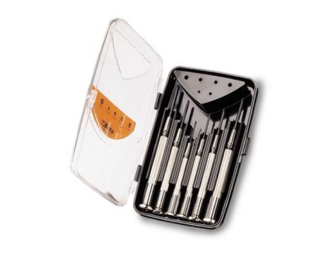 BETA - Zestaw wkrętaków precyzyjnych płaskich i krzyżowych Phillips® w pudełku 6szt.  - 1229LPH/A6