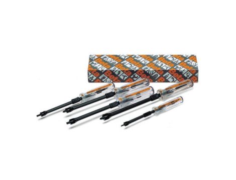 BETA - Zestaw wkrętaków płaskich i krzyżowych Phillips® z chwytakiem śruby 5szt.  - 1252/S5