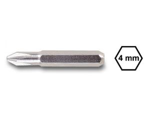 BETA - Końcówka wkrętakowa 4mm precyzyjna krzyżowa Phillips® PH1  - 1256PH/1