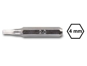 BETA - Końcówka wkrętakowa 4mm precyzyjna trzpieniowa sześciokątna 0,7mm  - 1256PE/0.7
