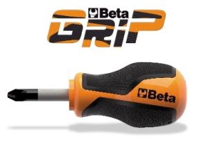 BETA - Wkrętak krzyżowy Phillips® krótki BetaGRIP PH2 6x30mm  - 1262NK/2X30