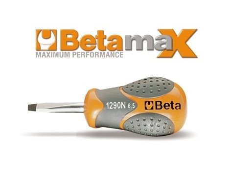 BETA - Wkrętak płaski krótki BetaMAX 6.5x30mm  - 1290NK/6.5X30