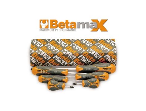 BETA - Zestaw wkrętaków krzyżowych Pozidriv®-Supadriv® BetaMAX PZ0-PZ3 6szt.  - 1299PZ/S6