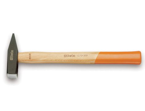 BETA - Młotek ślusarski z drewnianym trzonkiem z hikory 600g  - 1370/600