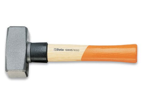 BETA - Młotek kamieniarski z opaską zabezpieczającą 1500g  - 1380S1500