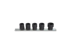 BETA - Zestaw nasadek specjalnych 3/8'' do odkręcania uszkodzonych nakrętek 20-27mm 5szt.  - 1428/SB5