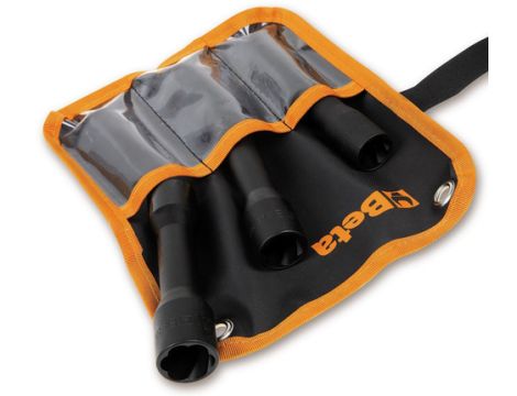 BETA - Zestaw nasadek specjalnych 1/2'' do odkręcania uszkodzonych śrub i nakrętek, długie 17-21mm  - 1428L/B3