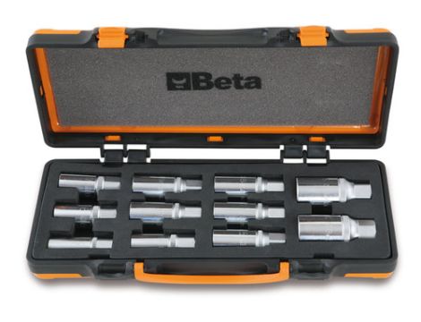 BETA - Komplet 11 wykrętaków rolkowych do szpilek 1433 M5-M16 w pudełku - 1433/C11
