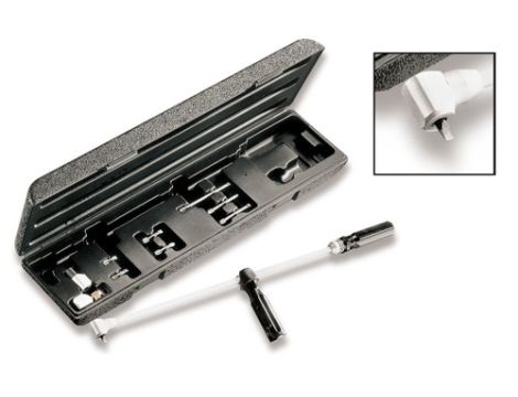 BETA - Zestaw wkrętak kątowy 90° długi z końcówkami wkrętakowymi w pudełku  - 1439/K7