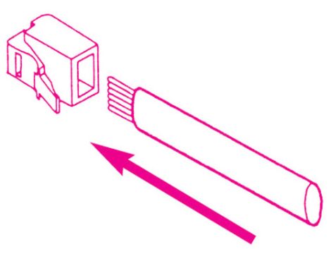 BETA - Szczypce z mechanizmem zapadkowym do zaciskania końcówek kabli telefonicznych - 1601/PC