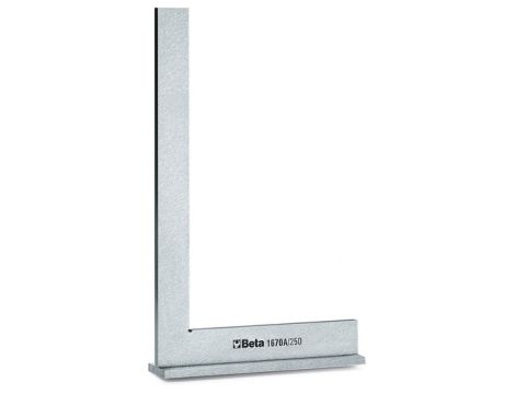 BETA - Kątownik powierzchniowy ze stopką do prac niewymagających precyzji 250mm - 1670A/250
