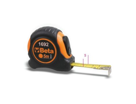 BETA - Przymiar zwijany z obudową ABS taśma stalowa klasa II 16mm 3m - 1692/3