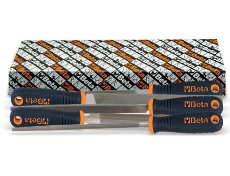 BETA - Komplet 5 pilników półgładzików z rękojeścią kompozytową 1719BMA8 w kartonie - 1719BMA8/S5