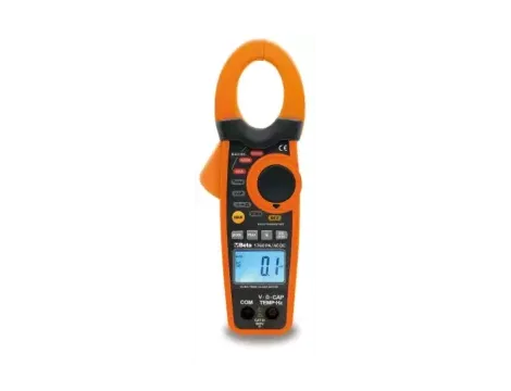 BETA - Multimetr cyfrowy cęgowy z termometrem i akcesoriami - 1760PA/AC-DC