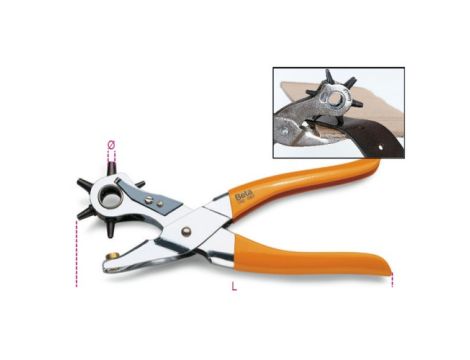 BETA - Dziurkacz rewolwerowy 2-4,5mm - 1762