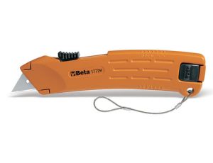 BETA - Nóż z ostrzem trapezowym do prac na wysokościach i zapasowe 2 ostrza 170mm - 1772H-HS