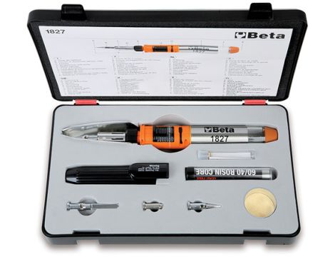 BETA - Lutownica gazowa z akcesoriami - 1827/K