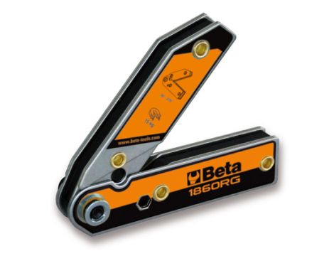 BETA - Kątownik magnetyczny spawalniczy nastawny 30-270°  - 1860RG