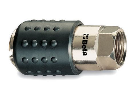 BETA - Gniazdo szybkozłącza uniwersalne kulkowe z mosiądzu niklowanego gwint wew. 1/4’’ - 1917F/1/4