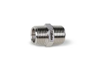 BETA - Nypel z gwintem stożkowym BSPT 1/4-1/4''  - 1918N/1/4