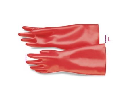 BETA - Rękawice izolacyjne z lateksu do 1000V Rozmiar 10  - 1995MQ/G2