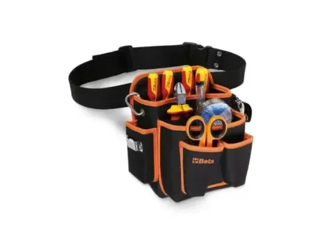 BETA - Kieszenie z nylonu pojedyncze na pasie z zestawem 8 narzędzi do użytku w elektrotechnice - 2005PA/ET