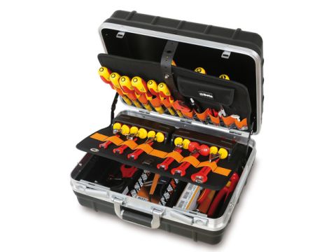 BETA - Walizka z zestawem 64 narzędzi dla elektroników/techników - 2029ET/B