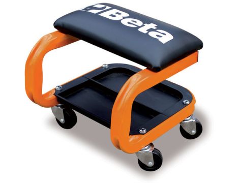 BETA - Taboret na kółkach szary - 2252G