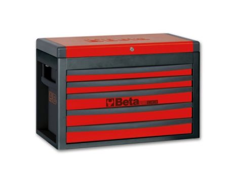 BETA - Skrzynka narzędziowa RSC23 z 5 szufladkami czerwona - 2300/RSC23-R