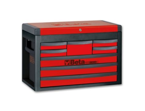 BETA - Skrzynka narzędziowa RSC23C z 8 szufladkami czerwona - 2300/RSC23C-R
