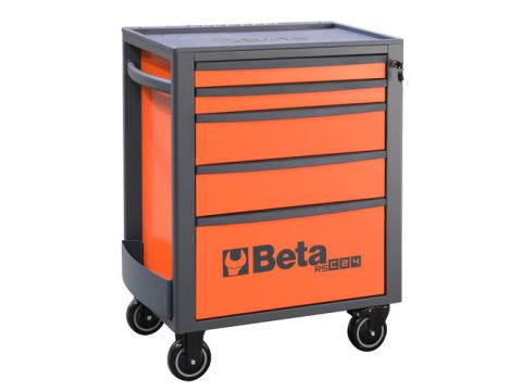 BETA - Wózek narzędziowy RSC24S z 5 szufladkami pomarańczowy - 2400/RSC24/5-FO