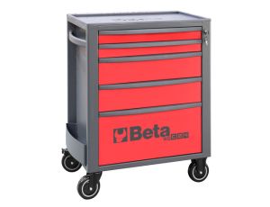 BETA - Wózek narzędziowy RSC24S z 5 szufladkami czerwony - 2400/RSC24/5-R