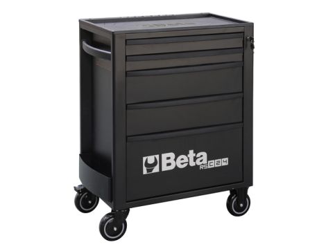 BETA - Wózek narzędziowy RSC24S z 5 szufladkami czarny - 2400/RSC24/5-N