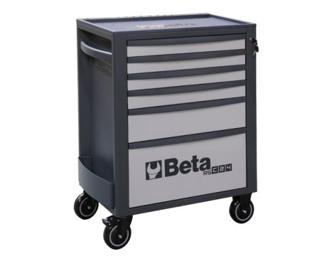 BETA - Wózek narzędziowy RSC24S z 6 szufladkami szary - 2400/RSC24/6-G