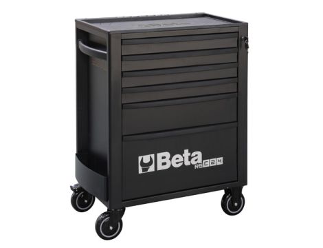 BETA - Wózek narzędziowy RSC24S z 6 szufladkami czarny - 2400/RSC24/6-N