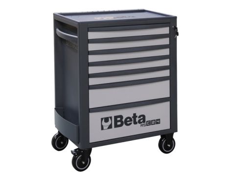 BETA - Wózek narzędziowy RSC24S z 7 szufladkami szary - 2400/RSC24/7-G