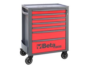 BETA - Wózek narzędziowy RSC24S z 7 szufladkami czerwony - 2400/RSC24/7-R